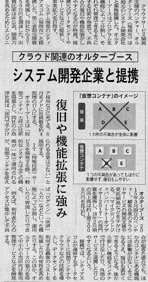日本経済新聞(2018年2月14日発行)
