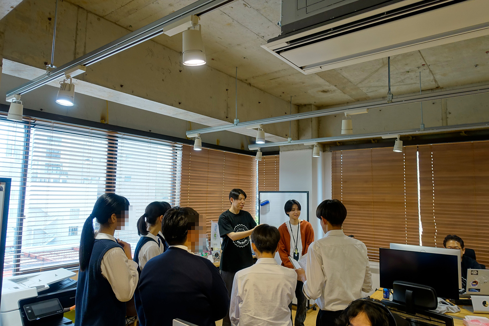学生から続々と質問がありました。
