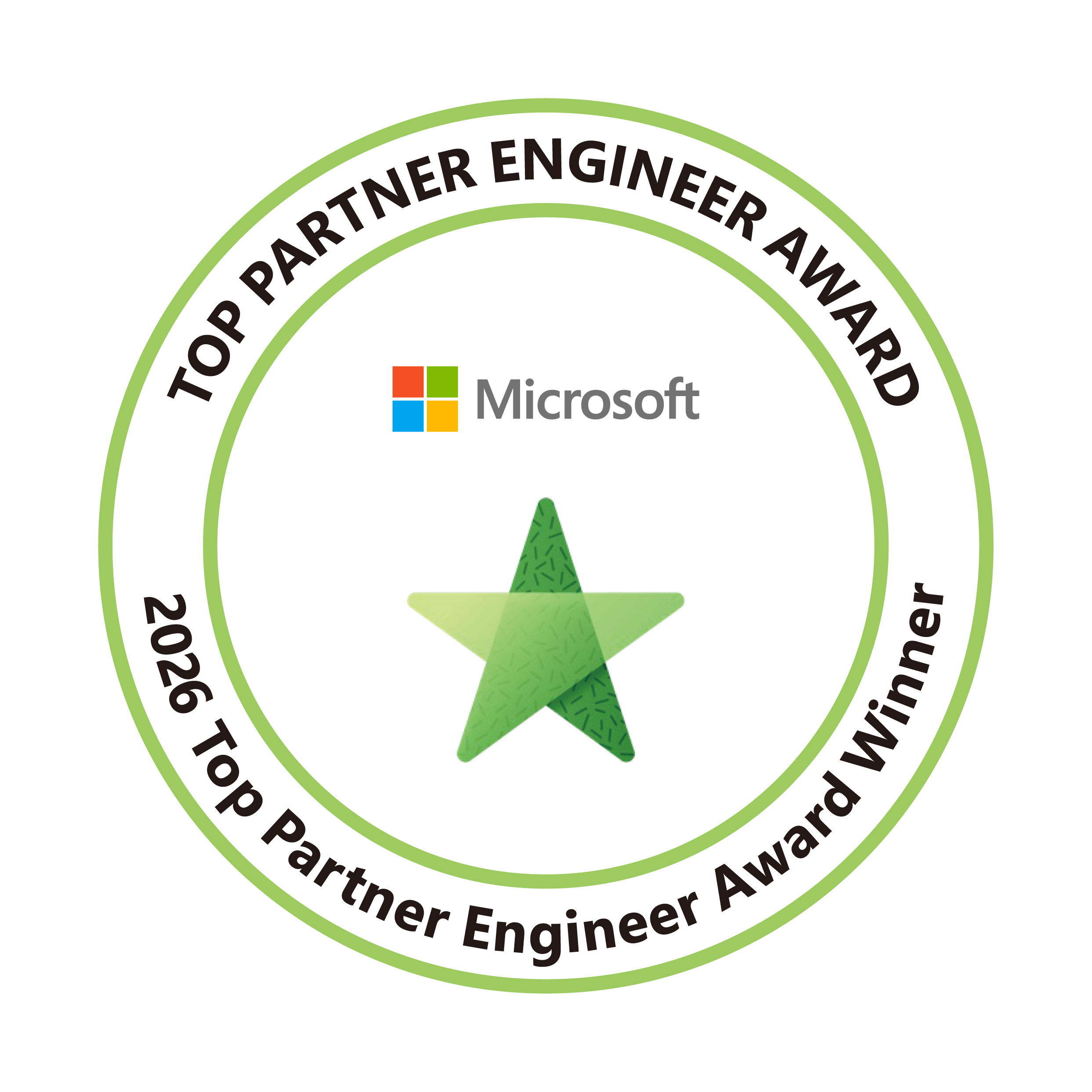 Microsoft Top Partner Engineer Award 2026ロゴ